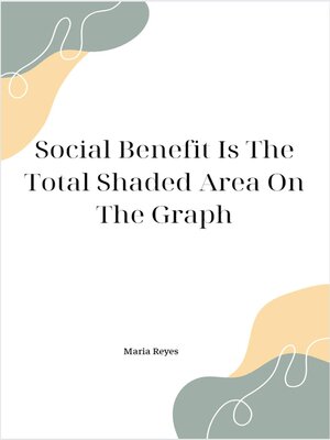 cover image of Social Benefit Is the Total Shaded Area On the Graph